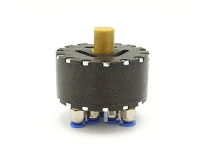 pneumatic rotational stepper motor r-64 robotics 3d print model - Mito3D