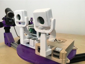 usb camera mount raspberry pi electronics openscad 3d print model - Mito3D