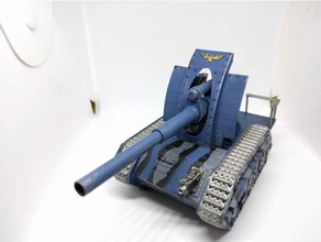imperial motorized artillery toys games 3d print model - Mito3D
