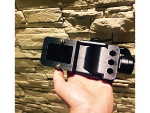 dji osmo adapter gopro hero 6 Kamera mount Griff 3d print model - Mito3D