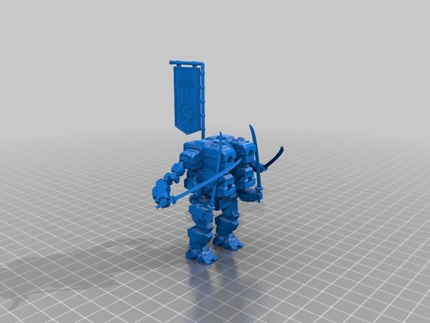 kambur özel modelleri battlemech battletech minyatür 3D print model - Mito3D