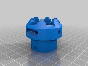 cookie cutter muzzle break other 3d print model - Mito3D