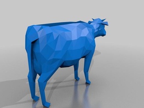 vaca florero 3d la impresión animal cráneo batman capucha trenzado 3d print model - Mito3D