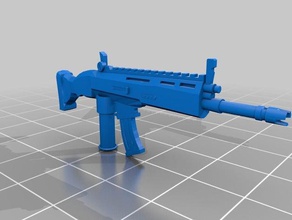 lego fortnite 3d printing battle royale royal scar weapon weapons 3d print model - Mito3D