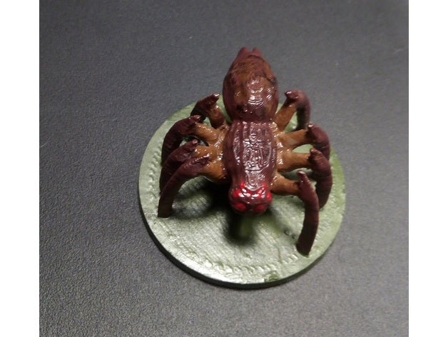 ragno gigante dnd giochi in miniatura tavolo 3D print model - Mito3D
