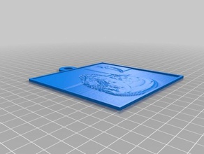 ciambella lithopane 2d art personalizzato 3d print model - Mito3D