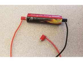 fil des aimants de l'électronique la batterie connecteur openscad 3d print model - Mito3D