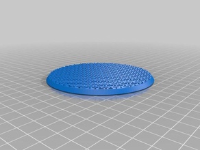 metal diamond floor base 100mm games tabletop 3d print model - Mito3D