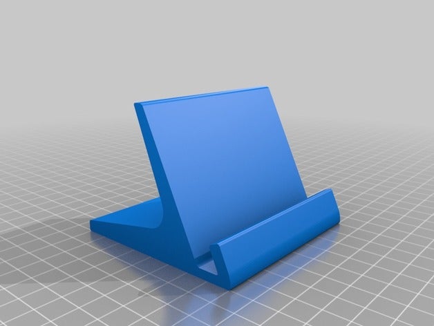 simple smartphone stand mobile 3D print model - Mito3D