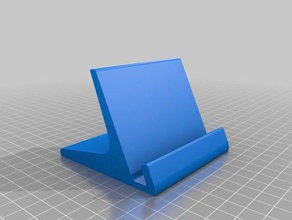 simple smartphone stand mobile 3d print model - Mito3D