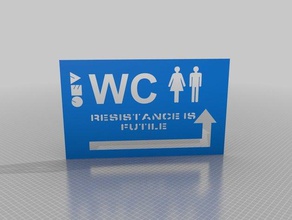increased urinary frequency shield signs logos 3d print model - Mito3D