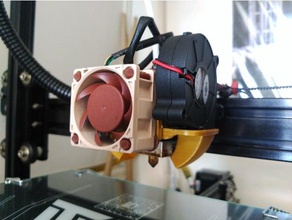 30mm 40mm fan converter spazio strato di 3d la stampante accessori l'adattatore raffreddamento ventola noctua da rumore riduzione del ventilatore radiale tevo tarantola 3d print model - Mito3D