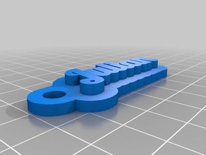 julian Anahtarlık özelleştirilmiş 3d print model - Mito3D
