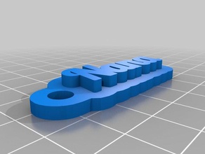 nana chaveiros personalizado 3d print model - Mito3D