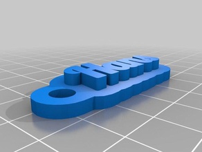 hans Schlüsselanhänger angepasst 3d print model - Mito3D