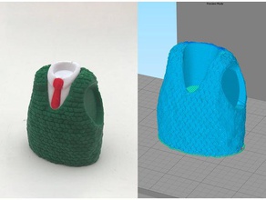 wallaces vest texture fixed simplify3d sculptures 3d print model - Mito3D