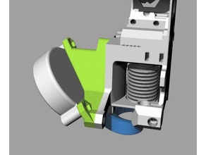 prusa mk3 fan duct beinhaltet Doppel-mount-Adapter 3d Drucker Teile i3 3d print model - Mito3D