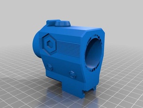 nerf 15x ámbito krish 3d impresión 3d print model - Mito3D