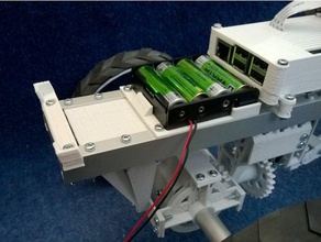power supply holders guardbot robotics battery holder diy electronics 3d print model - Mito3D