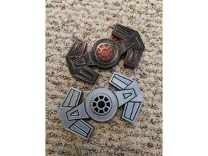 tie advanced fidget spinner modified caps mechanical toys toy 3d print model - Mito3D