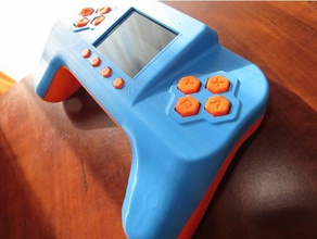 pigrrl playstation style de l'électronique cas le contrôleur gameboy 3d print model - Mito3D