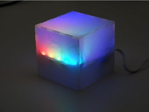 l&aacutempara led con control wifi diy lamp lampara laser lasercut 3d print model - Mito3D
