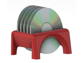 cd-Ständer Dekor 3d print model - Mito3D