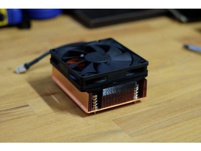 Ventilateur de 92 mm adaptateur dynatron t318 ordinateur 3d print model - Mito3D