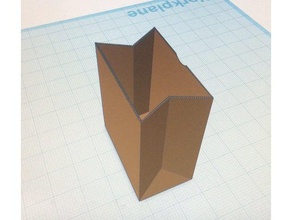 kahverengi kağıt torba modelleri 3d print model - Mito3D