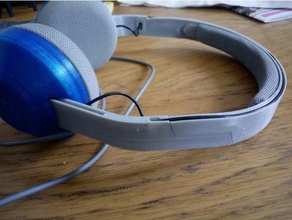 reworked print+ headphone modular frame audio headphones 3d print model - Mito3D