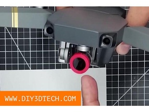 mavic-pro-diy-Filterhalter rc Fahrzeuge Kamera dji mavic pro Drohne mavic-pro platinum 3d print model - Mito3D