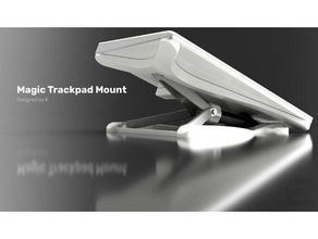 magic trackpad mount adjustable office bolt computer accessories 2 nut nuts screw 3d print model - Mito3D