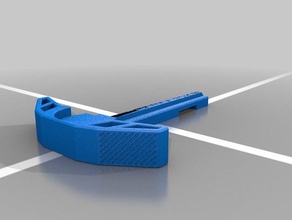 tippmann tmc raptor style charging handle sport outdoors 3d print model - Mito3D
