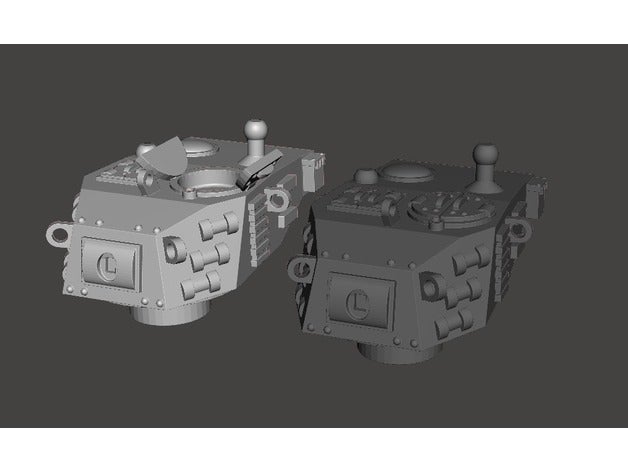auriga pattern turret hobby 40k chariot wargaming warhammer40k warhammer 30k 3D print model - Mito3D
