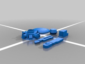 tau marker Drohne gehackt - Spielzeug Spiele 3d print model - Mito3D