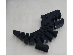 chompin rex - Spielzeug Spiele trex 3d print model - Mito3D