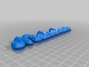 nicholas key chain organization customized 3d print model - Mito3D