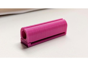 ptfe tubo titular clip de la carpeta 2 tamaños 3d impresora accesorios bowden el filamento guía bisagra vida replicator 3d print model - Mito3D