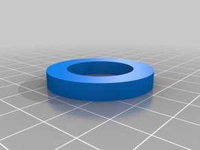zappa circolare rondella di sostituzione parti personalizzato 3d print model - Mito3D