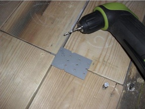 floorboard joist drill guide parametric openscad diy buddy decking woodwork workshop 3d print model - Mito3D