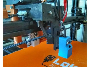 rubber band adjustable level slider 3d printer parts slash autolevel rubberband sn04 3d print model - Mito3D