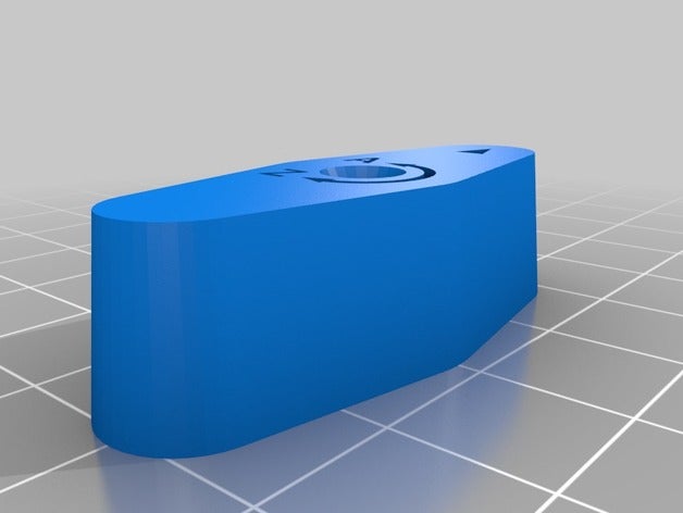 busnen burner valve handle maneta v&aacutelvula mechero bunsen engineering 3D print model - Mito3D