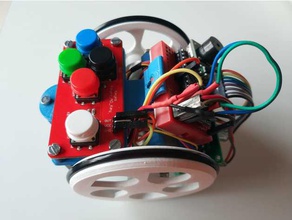 escornabot soporte pulsadores robotics 3d print model - Mito3D