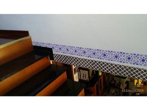 stencil wall decor alhambra paint 3d print model - Mito3D