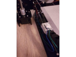 anet a8 hotbet Halter 10x10 Kabel-Kette 3d Drucker Teile 3d print model - Mito3D