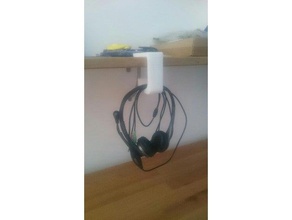 headset holder office 3d print model - Mito3D