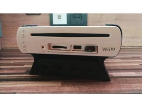 wii-gamecube controller-gamepad-Adapter stehen video Spiele - adapter console nintendo smash bros super wii-Ständer 3d print model - Mito3D