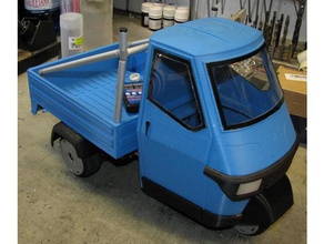 ape piaggio 50cc version statique véhicules 3d print model - Mito3D