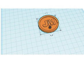 john mack coin coins badges jm merch youtube 3d print model - Mito3D