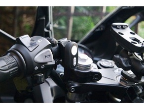 xiaomi yi remote cbr300r LENKER montieren automotive Halter honda motor Motorrad 3d print model - Mito3D